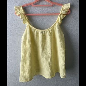 Drew Yellow Women's Sleeveless Top Size L